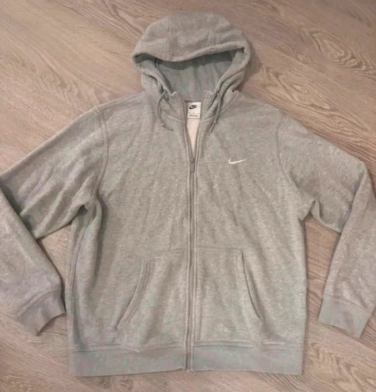 Nike Nike Full Zip Hoodie Grey Marl XL Sportswear