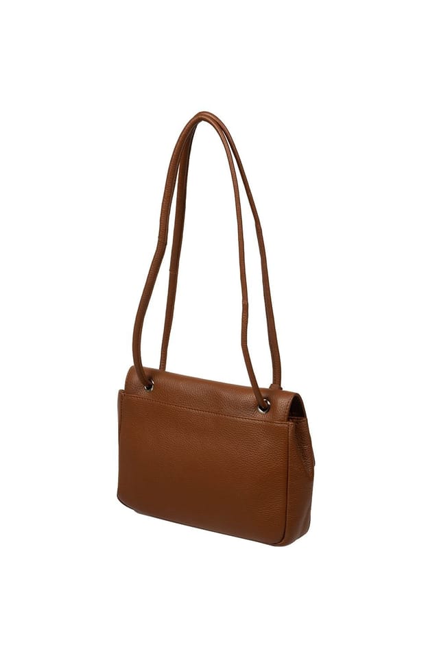 Pure Luxuries London Pure Luxuries London Women's 'Elka' Leather Evening Bag in Tan - 2