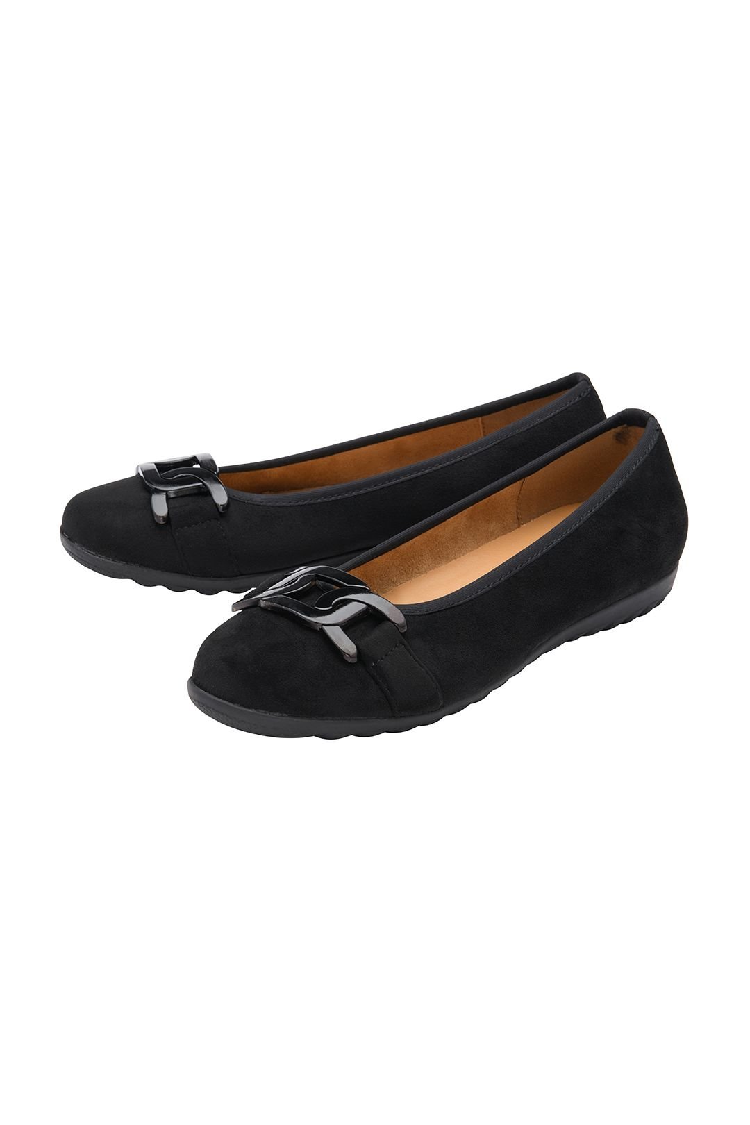 Lotus Lotus Women's 'Eleni' Textile Ballerina Shoes in Black - 2