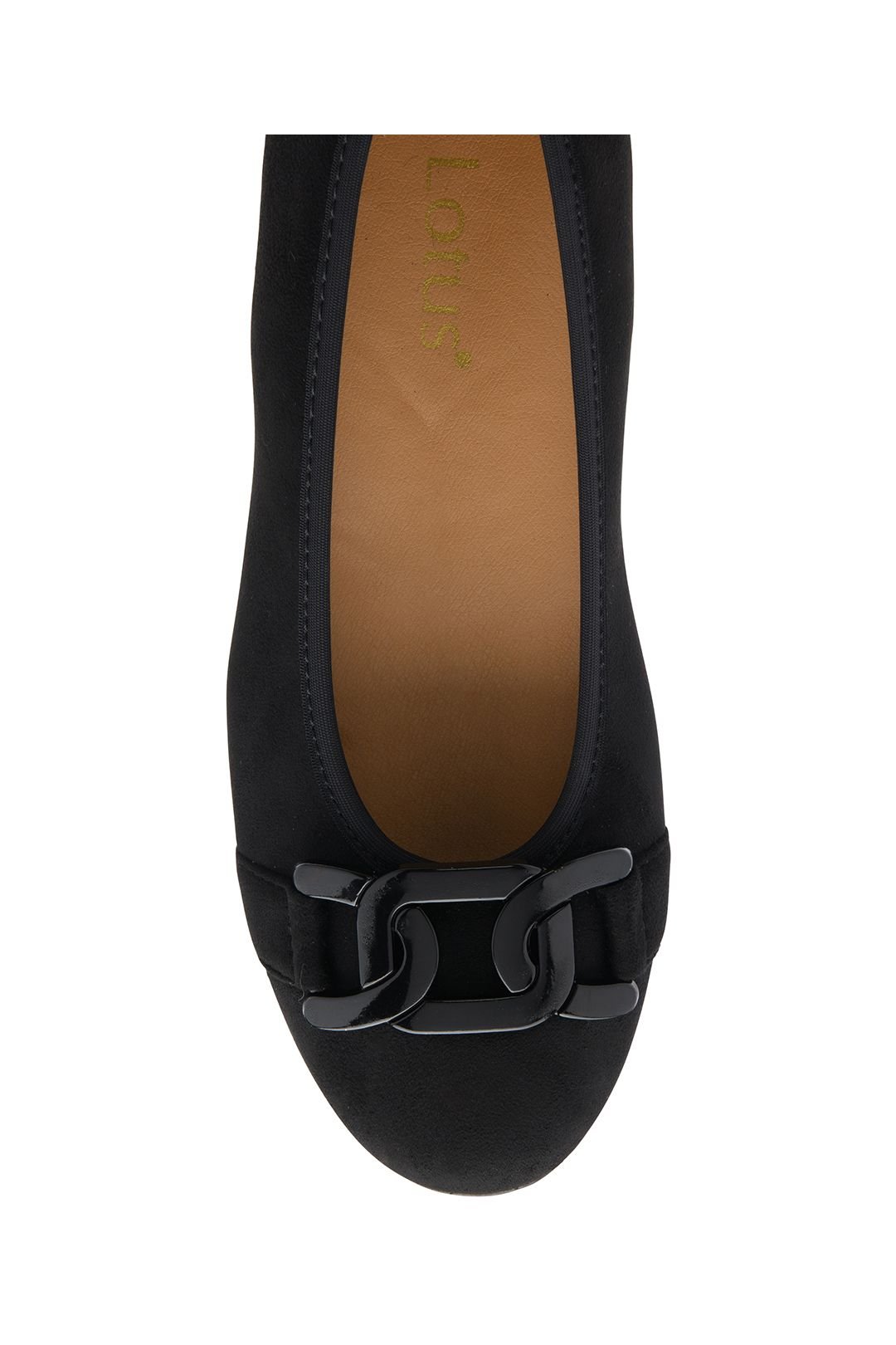 Lotus Lotus Women's 'Eleni' Textile Ballerina Shoes in Black - 4