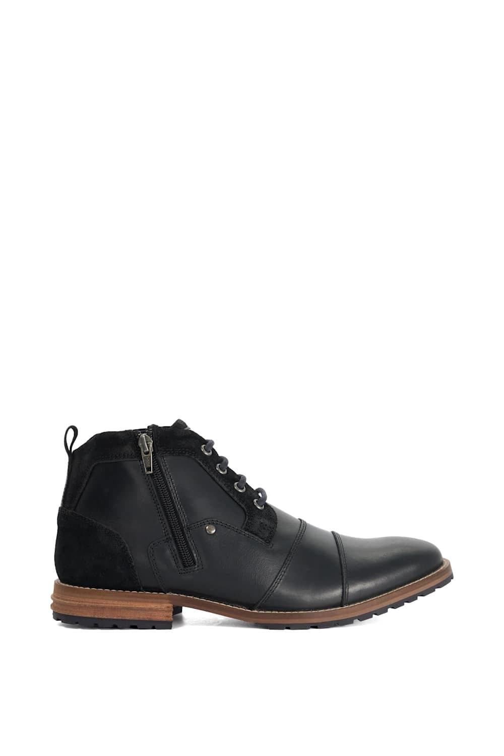 Dune London Dune London Men's 'Cappa' Leather Casual Boots in Black