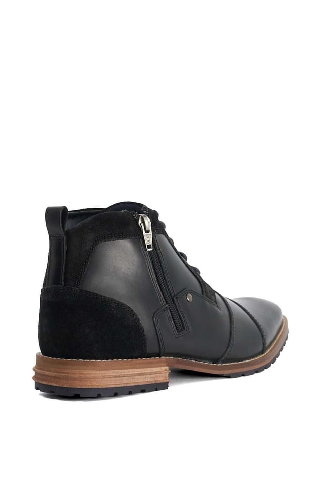 Dune London Dune London Men's 'Cappa' Leather Casual Boots in Black - 3