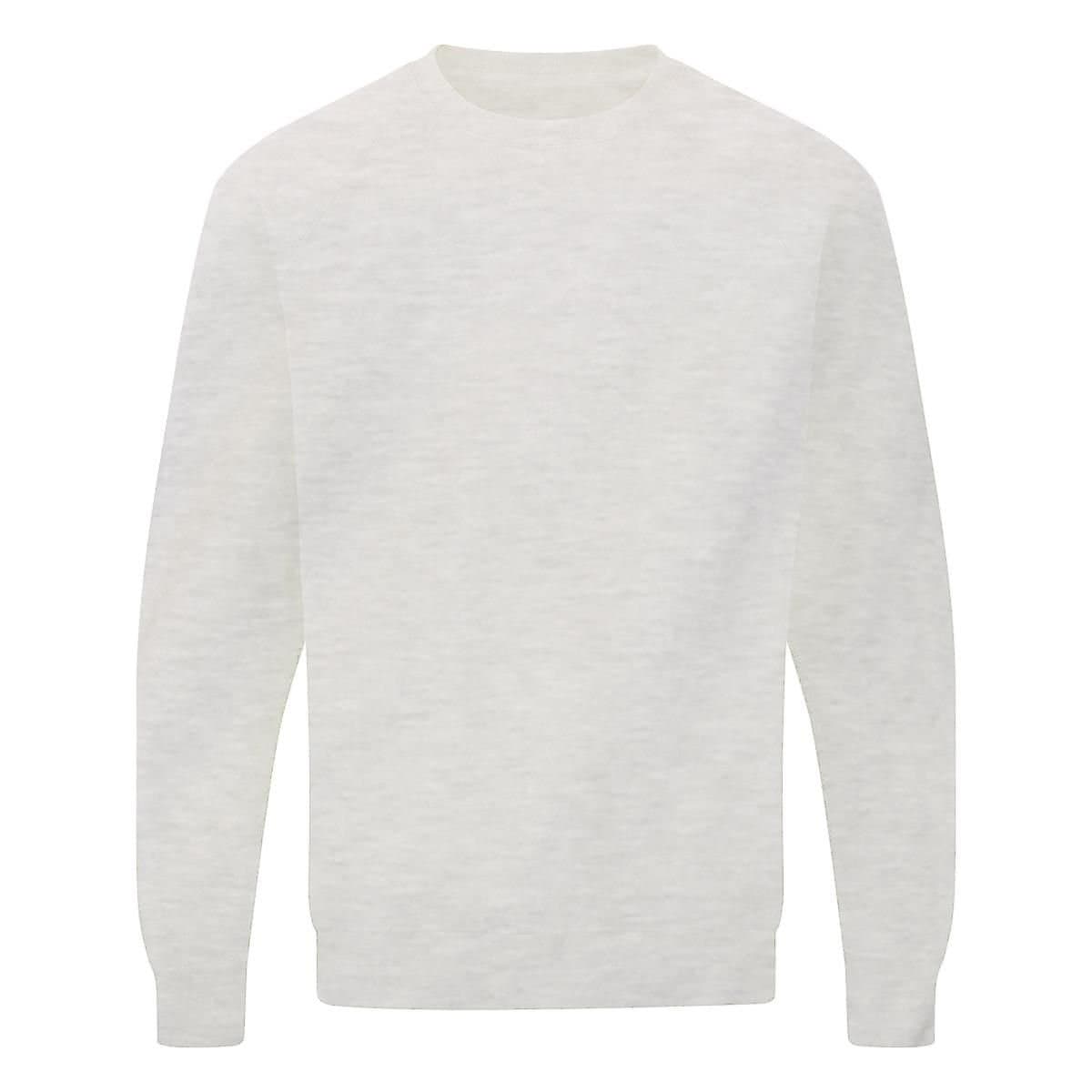 SG SG Men's Raglan Sleeve Crew Neck Sweatshirt in Grey