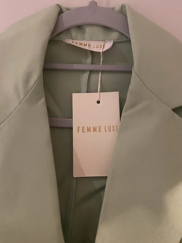 ASOS Sage / Mint Green Oversized Dad Blazer - 1