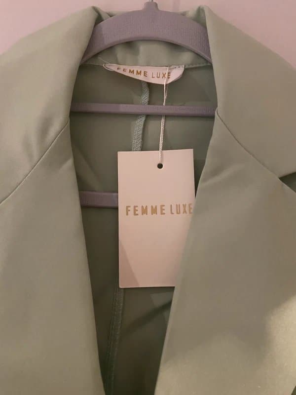 ASOS Sage / Mint Green Oversized Dad Blazer