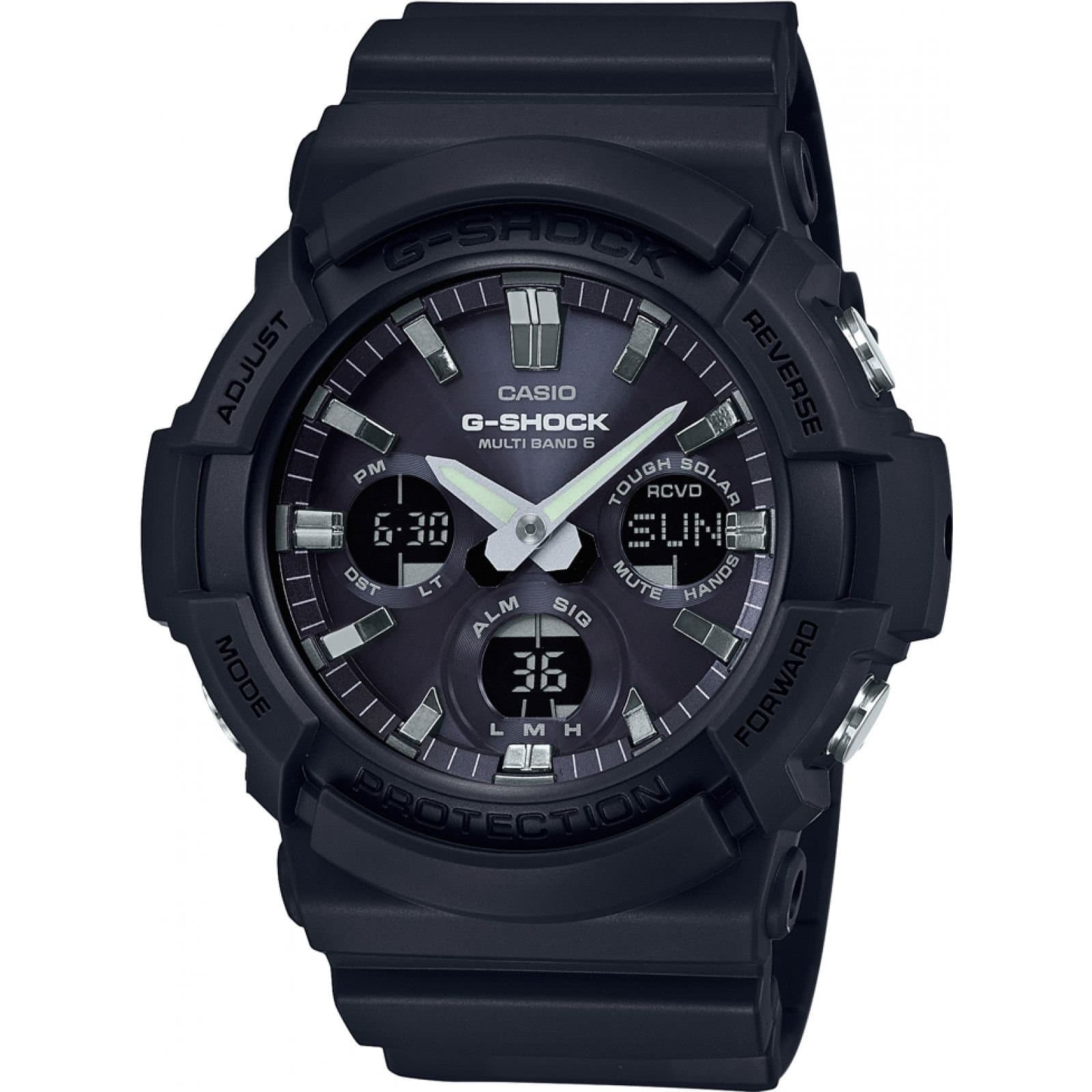 Casio Casio Men's GAW-100B-1AER G-Shock 53mm Quartz Watch in Black