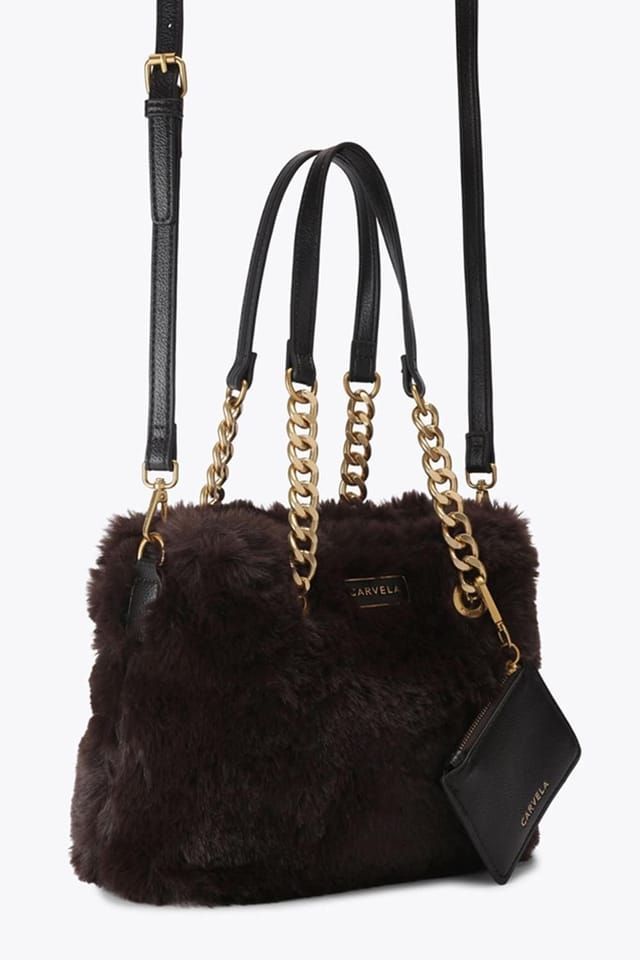 Carvela Carvela Women's 'Mini Cammie 3' Bag in Dark Brown - 2