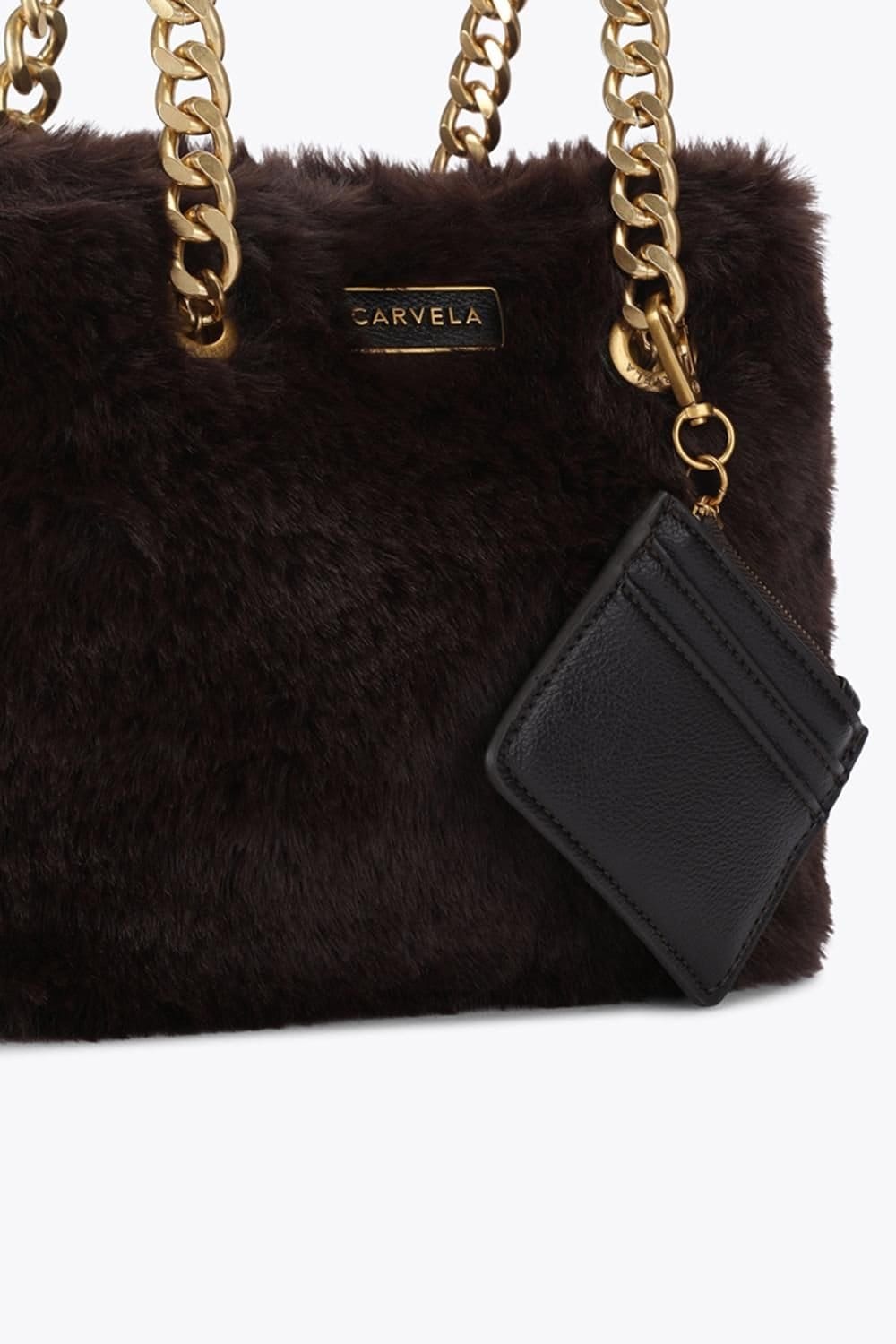 Carvela Carvela Women's 'Mini Cammie 3' Bag in Dark Brown - 4