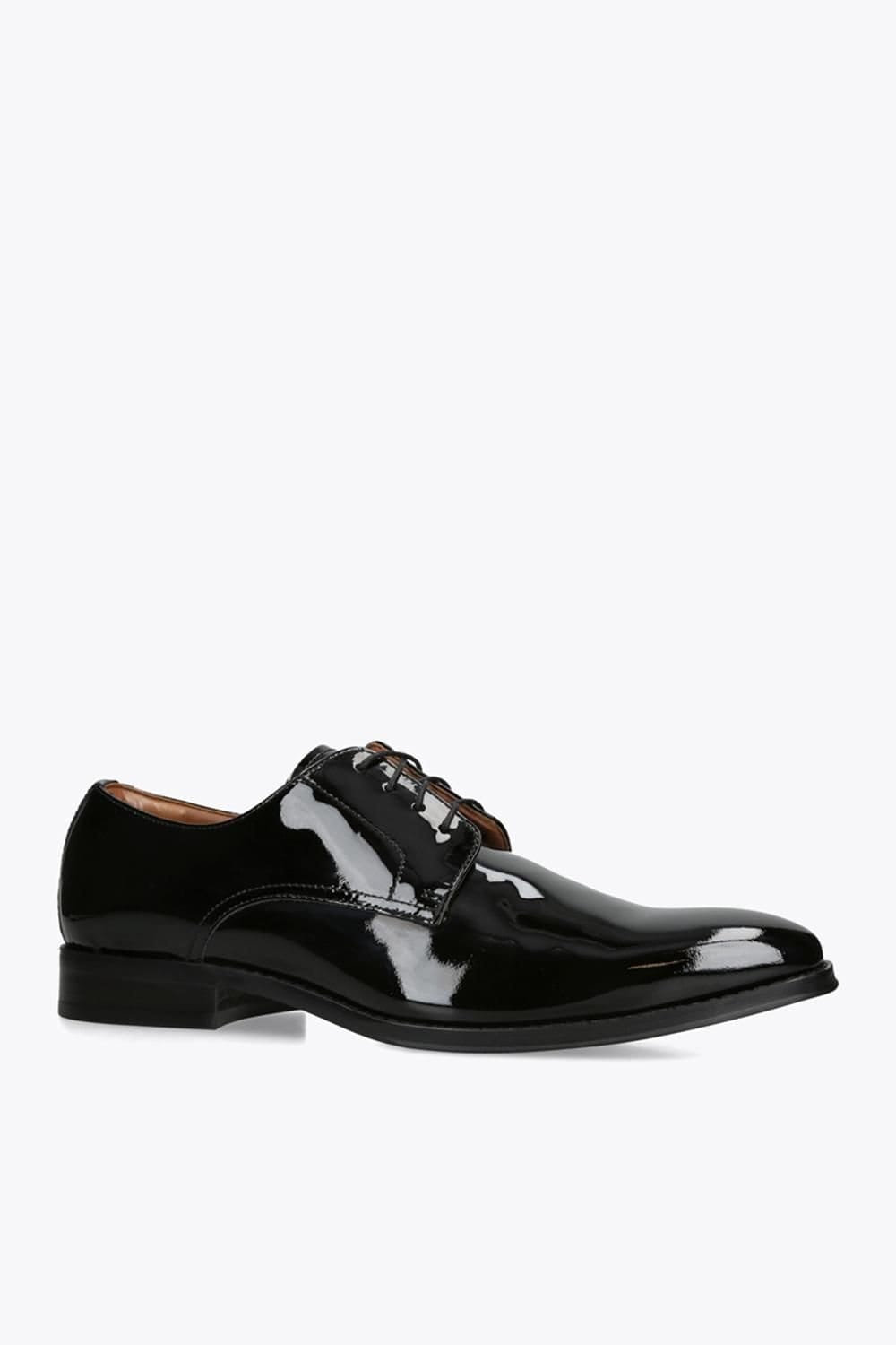 Steve Madden STEVE MADDEN Men's 'Parscal Black Patent' Patent Shoes - 4