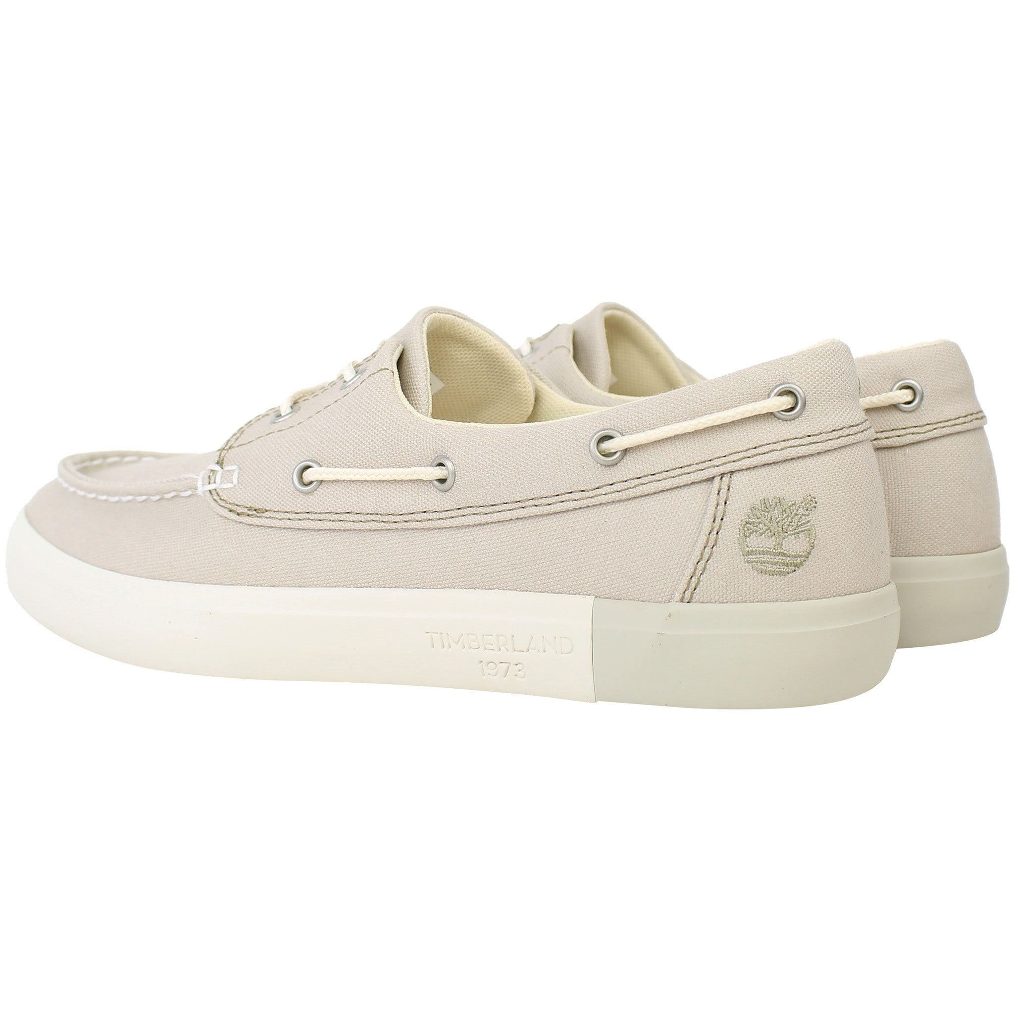 Timberland Timberland Men's Newport Bay 2 Beige Boat Shoes - 3