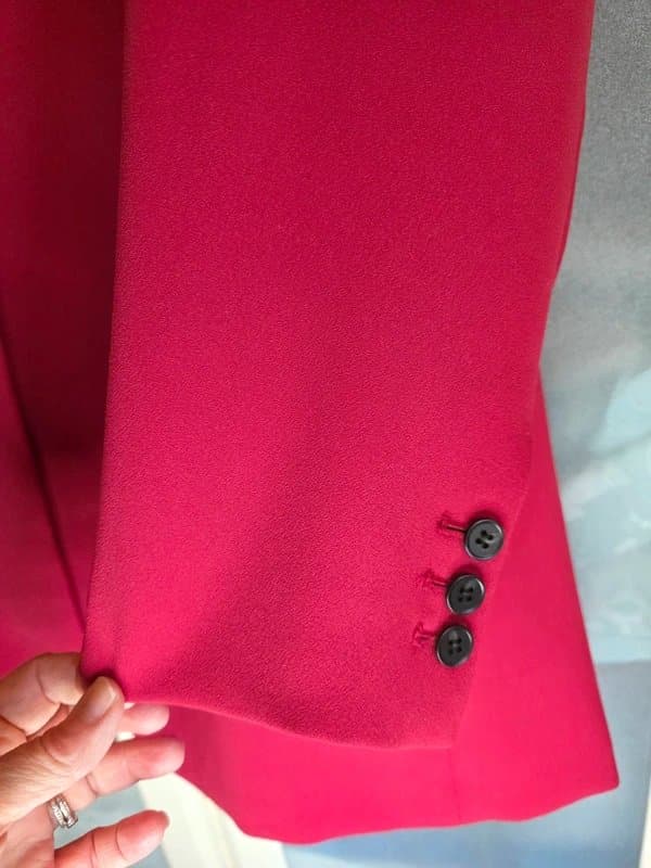 Next Next Tailored Red single button jacket in size 18
