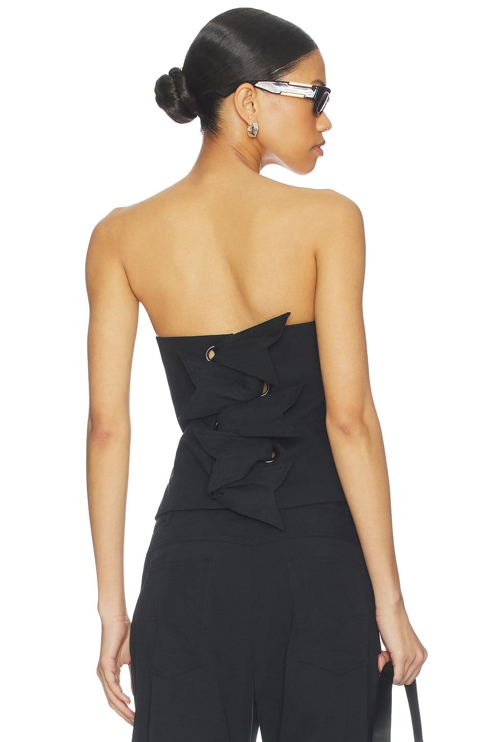 Revolve Black Corset Top