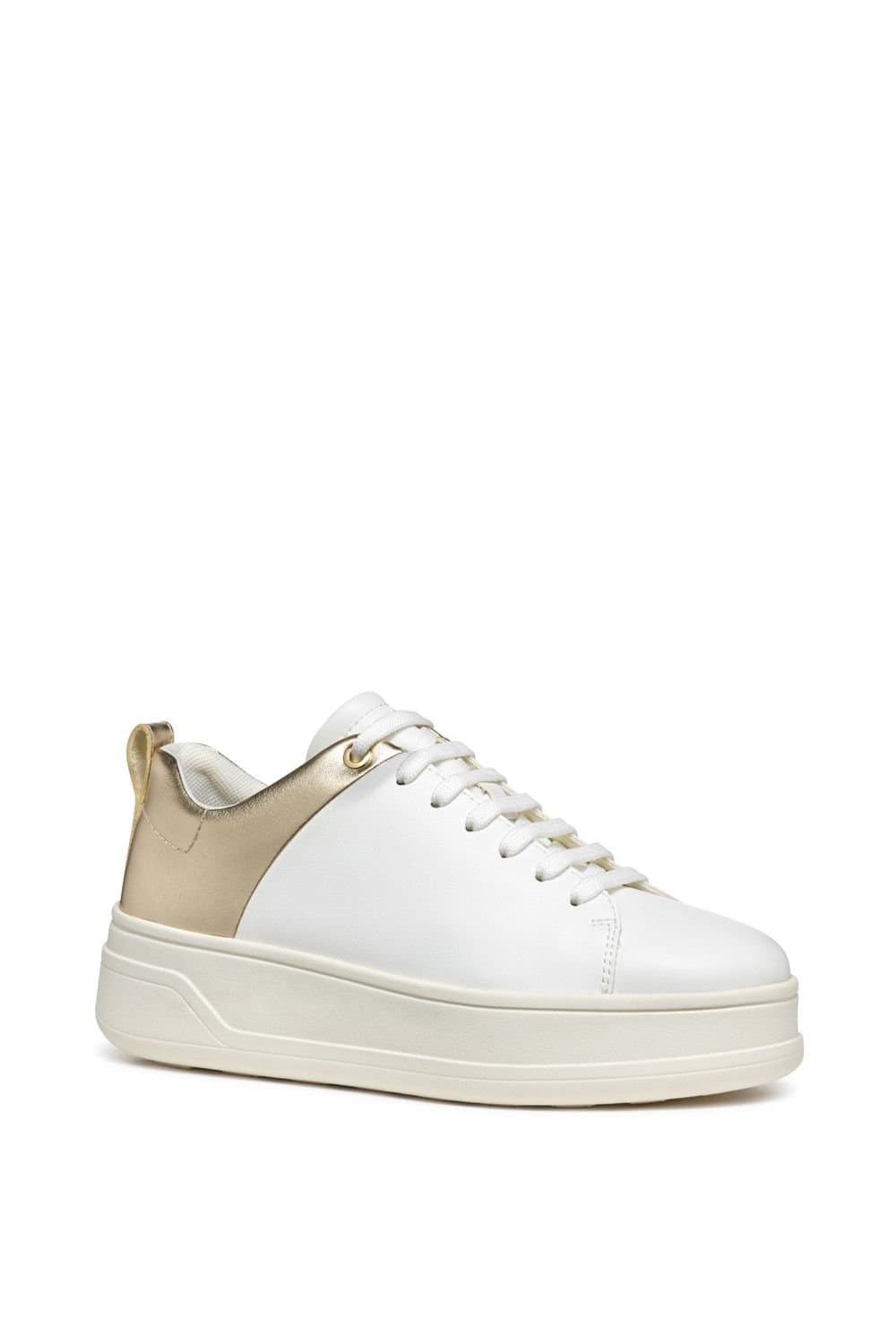 Geox Geox Women's D SPHERICA ECUB-2 SNEAKERS in White