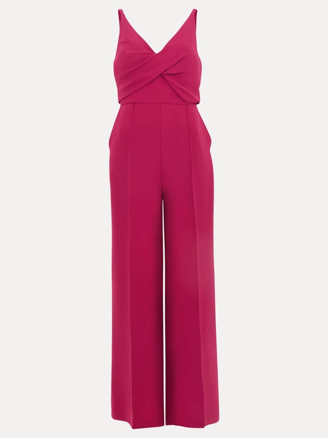Phase Eight Phase Eight Women's Hetty Wide Leg Jumpsuit in Fuchsia - 2