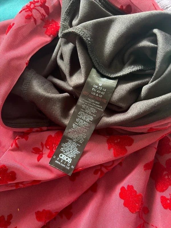 ASOS Asos low waist mesh skirt y2k 90s style