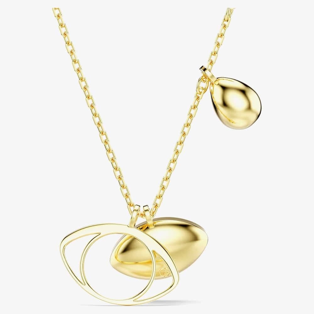 Swarovski Swarovski Women's Symbolica Gold Tone Plated Evil Eye Necklace 5692178 - 4
