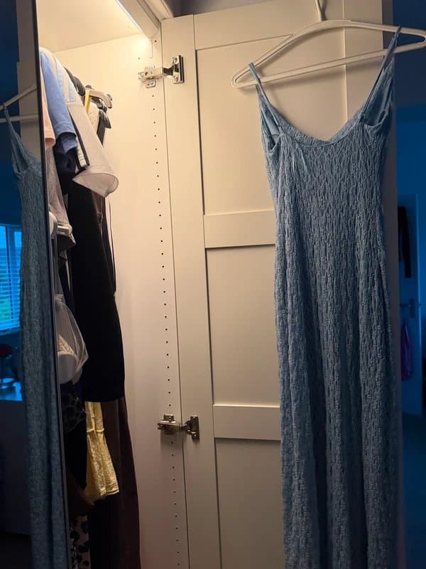 Bershka Bershka blue maxi dress