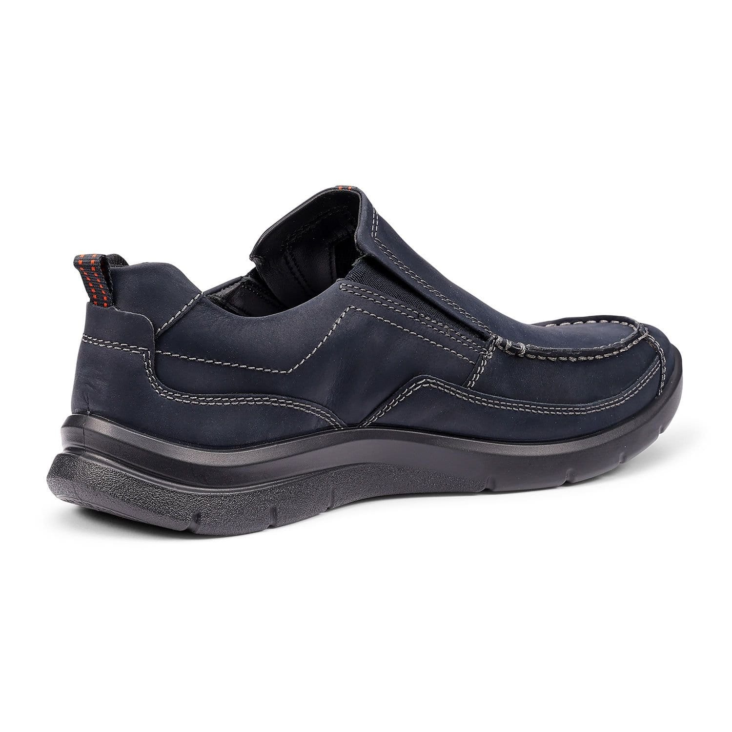 Hotter Hotter Men's 'Boost' Dual Fit Slip-On Shoes in Navy - 4