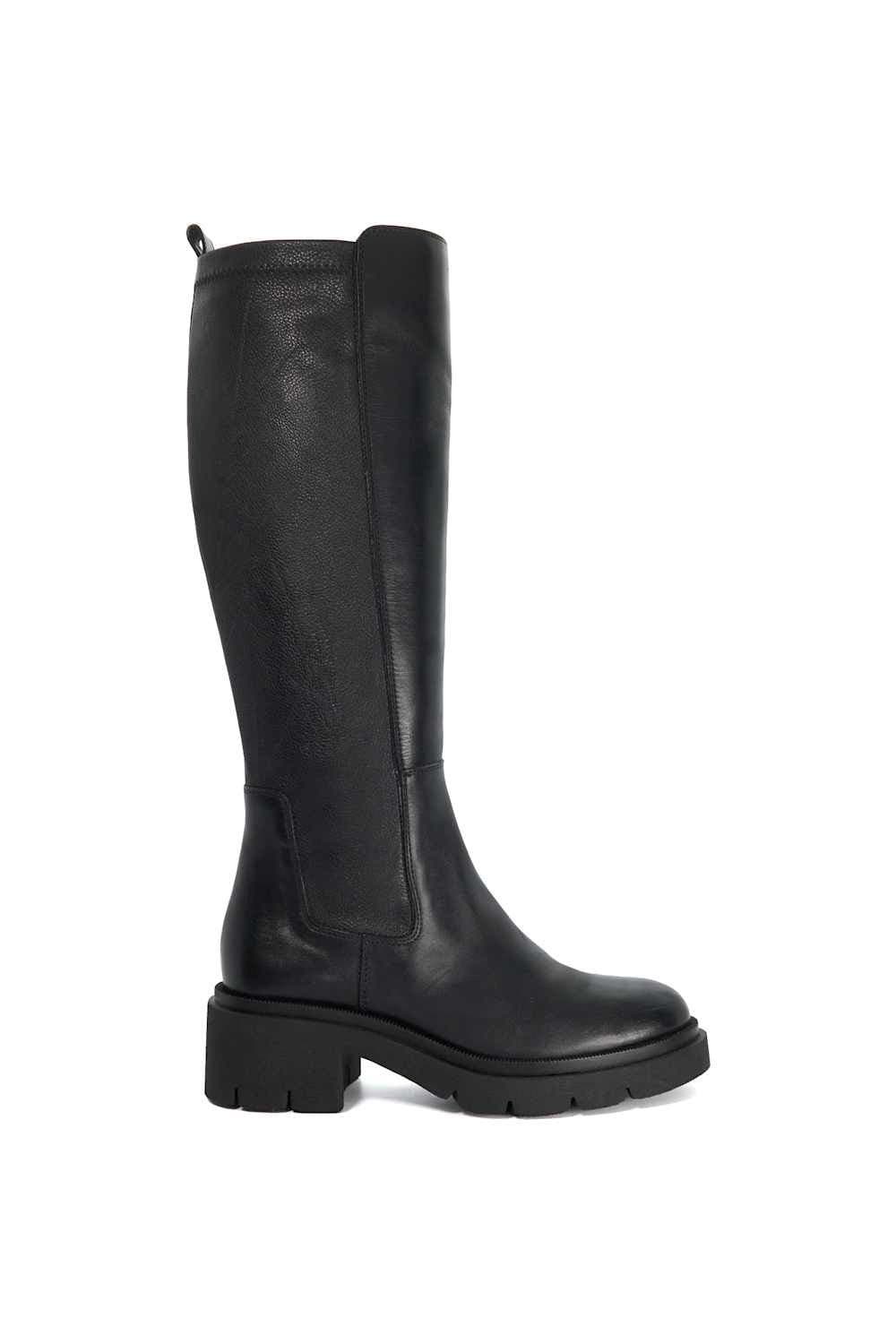 Dune London Dune London Women's 'Toni' Leather Knee High Boots in Black