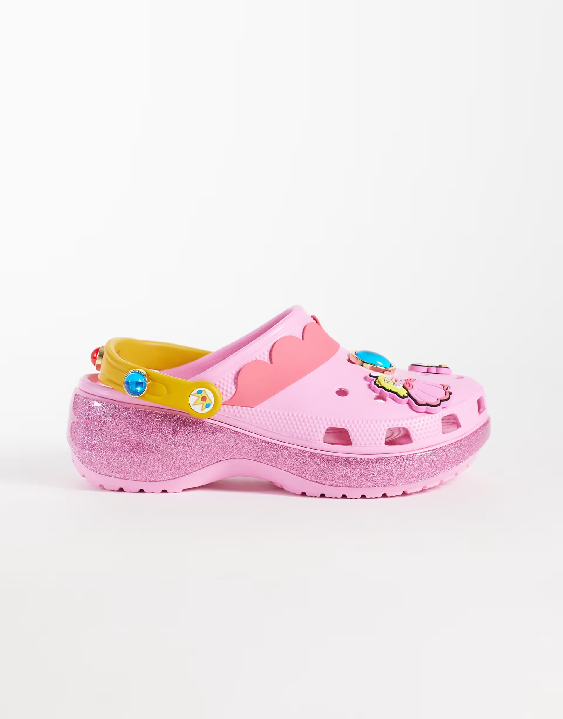 ASOS Crocs Princess Peach classic platform clogs
