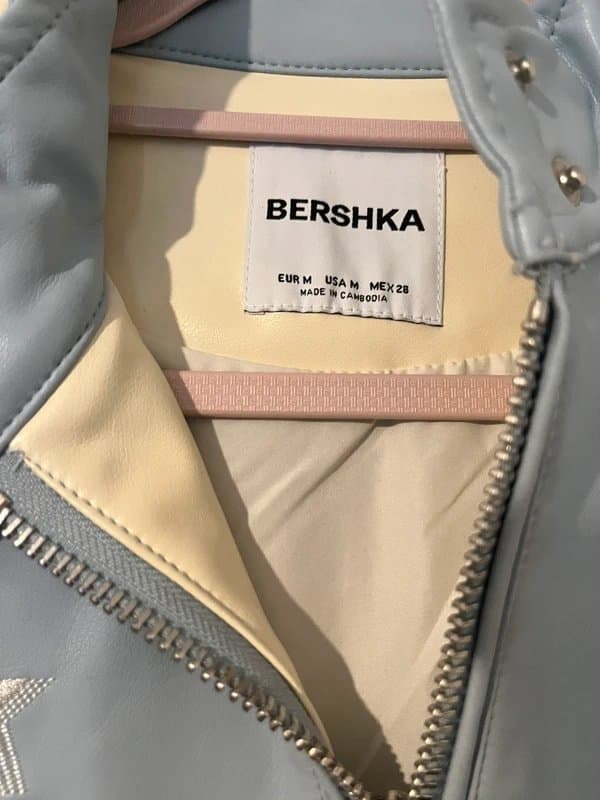 Bershka Bershka leather jacket size M
