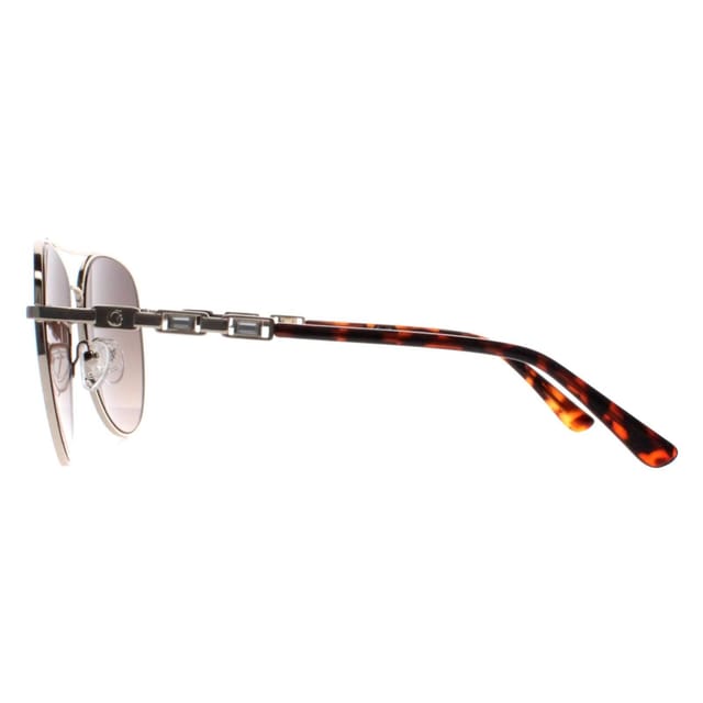 Guess Guess Women's Aviator Silver Brown Gradient GF6143 - 3