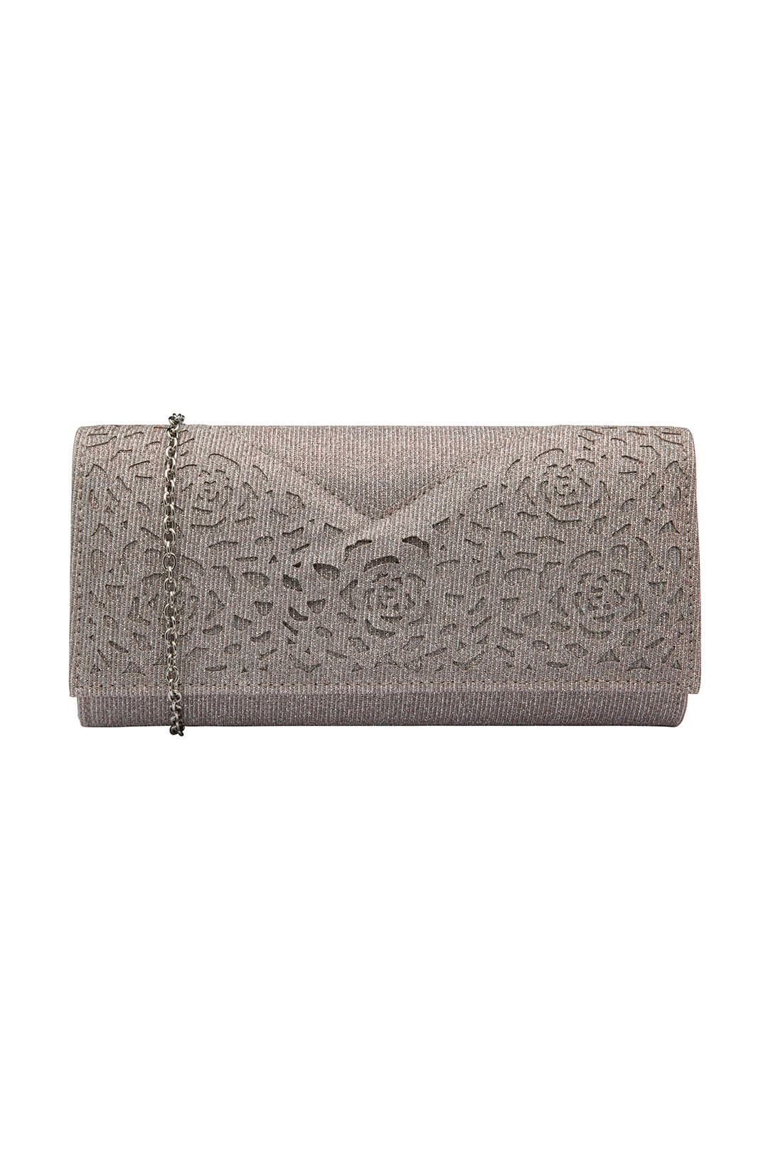 Lotus Lotus Women's 'Mena' Pink Shimmering Clutch Bag