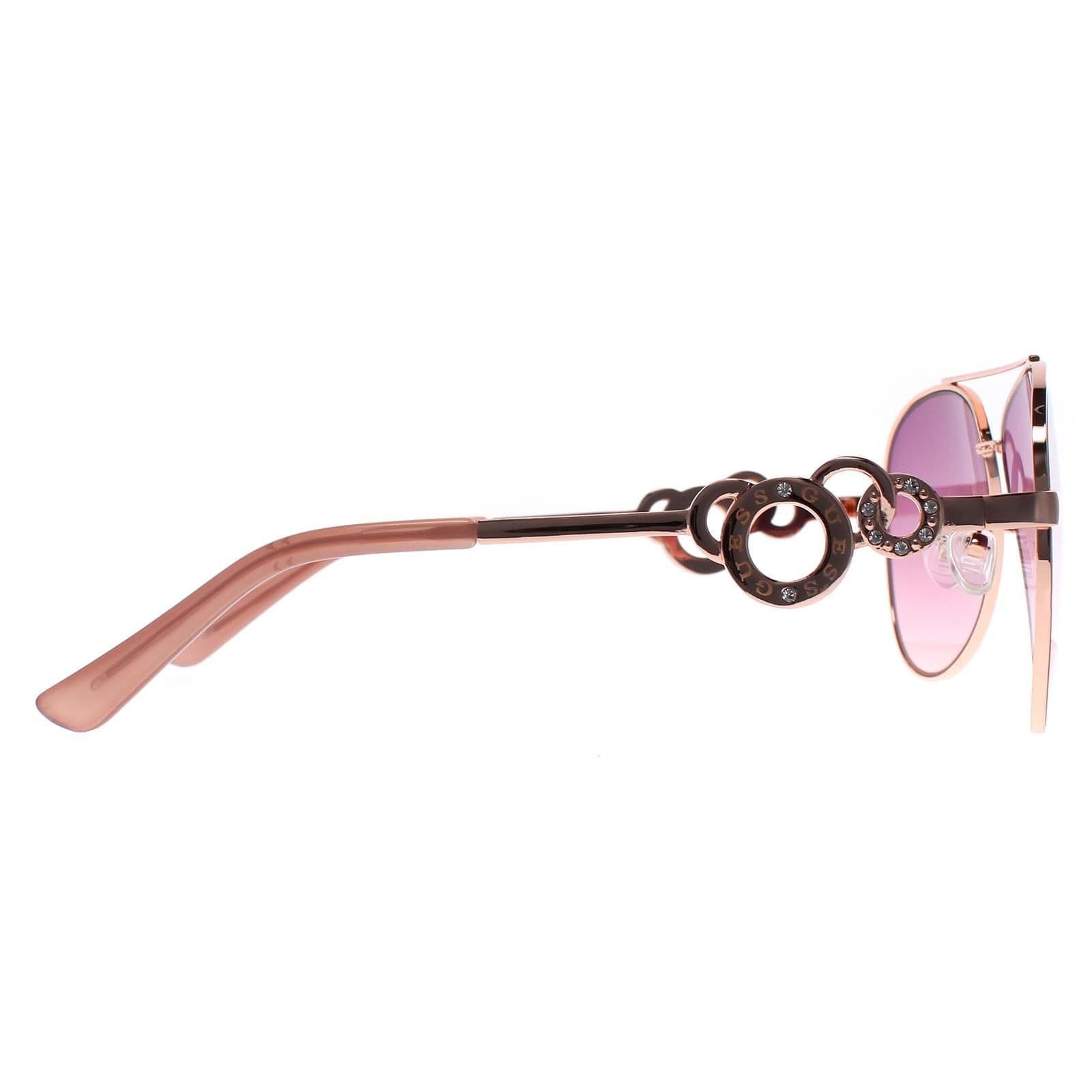 Guess Guess Women's Aviator Rose Gold Pink Gradient GF0365 - 4