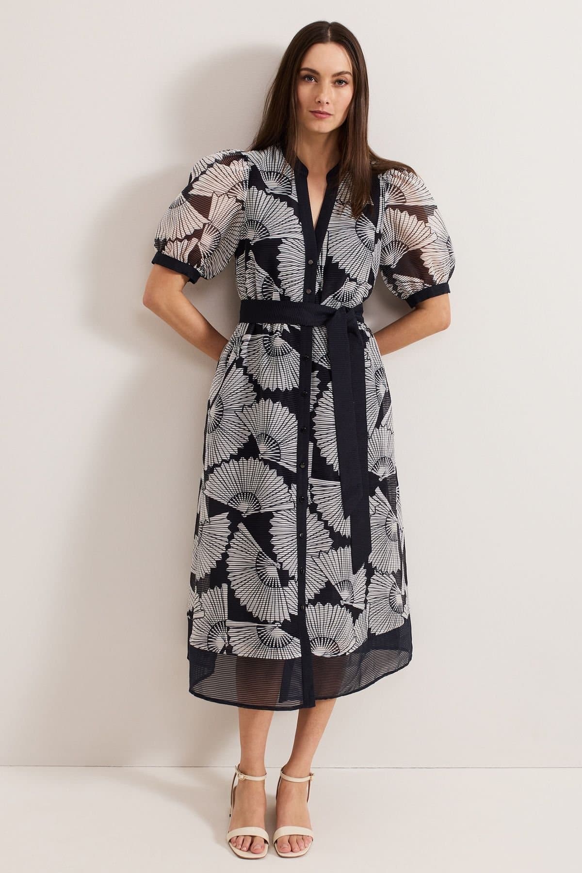 Phase Eight Phase Eight Women's Skylar Midi Dress in Dark Navy