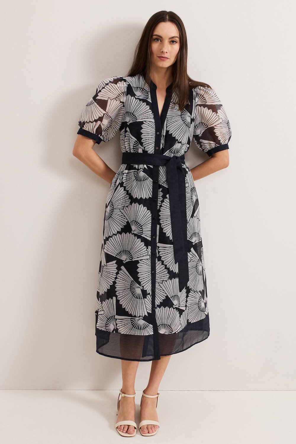 Phase Eight Phase Eight Women's Skylar Midi Dress in Dark Navy - 3