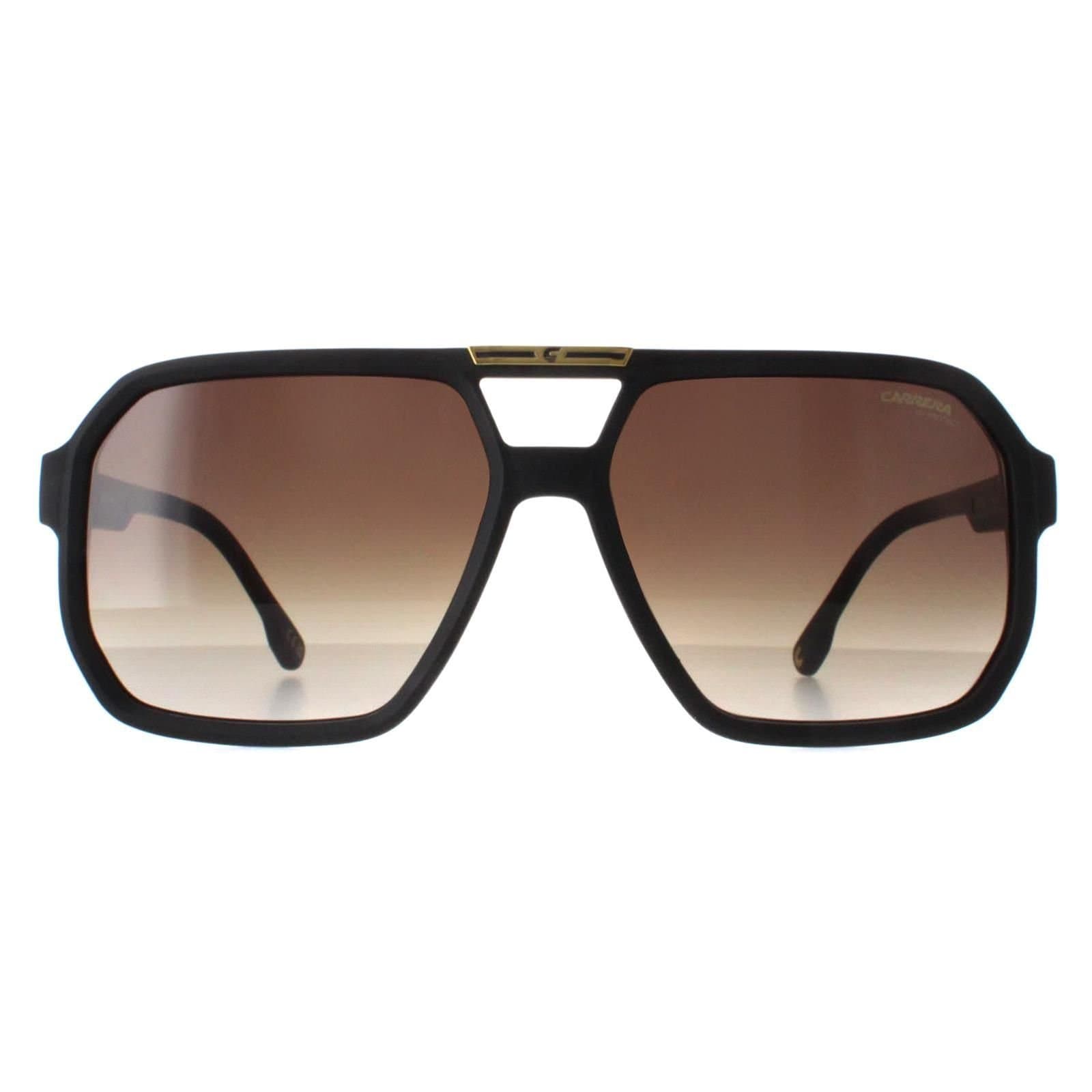 Carrera Carrera Men's Square Matte Black Black Brown Green Anti Reflex Victory C 01/S