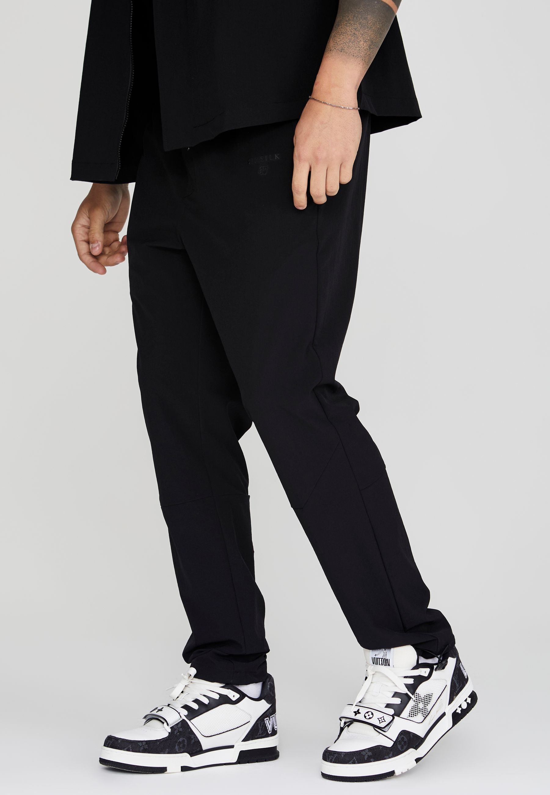 SikSilk SikSilk Men's Cargo Pant in Black - 4