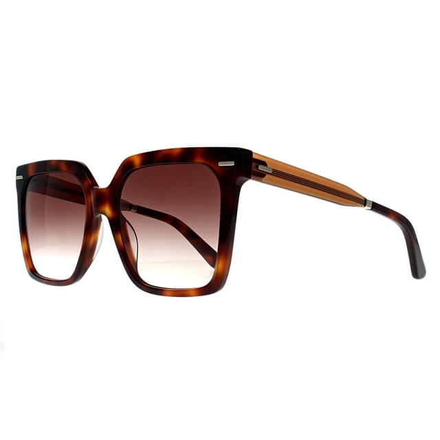 Calvin Klein CALVIN KLEIN Women's Square Brown Havana Brown Gradient CK22534S - 2