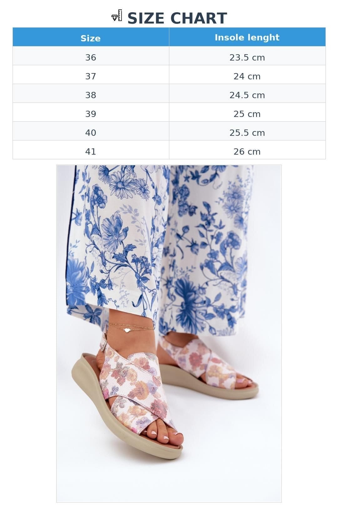 Love Lace Love Lace Women's Interlocking Strap Wedge Sandals with Adjustable Buckle Heel - 4