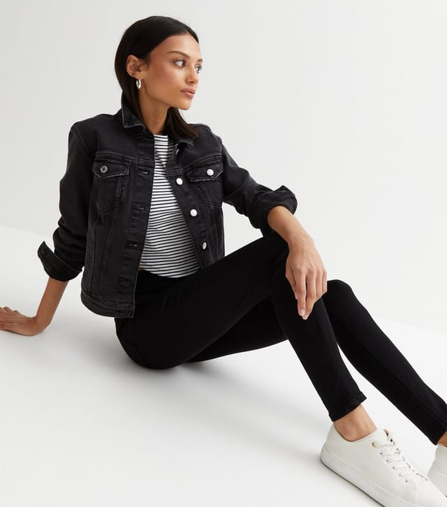 New Look Women's Black High Waist Hallie Super Skinny Jeans New Look - 2