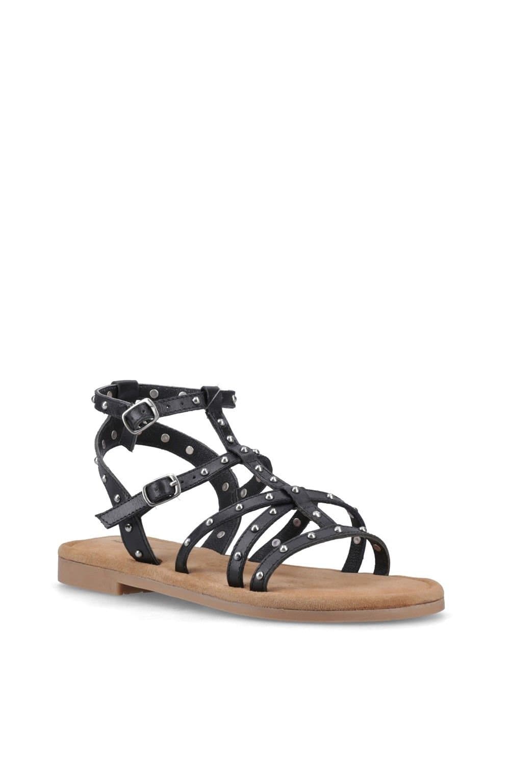 Hush Puppies Hush Puppies Black Stud Gladiator Sandals