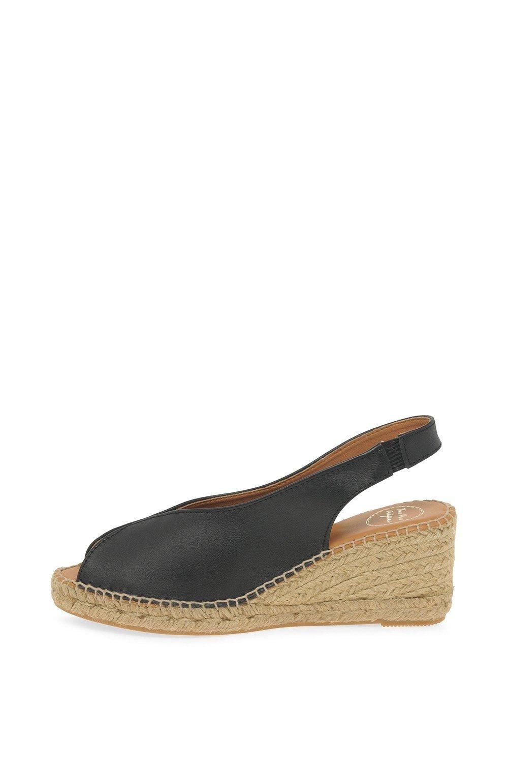 Toni Pons Toni Pons Women's 'Laila' Wedge Heel Espadrille Sandals in Black - 2