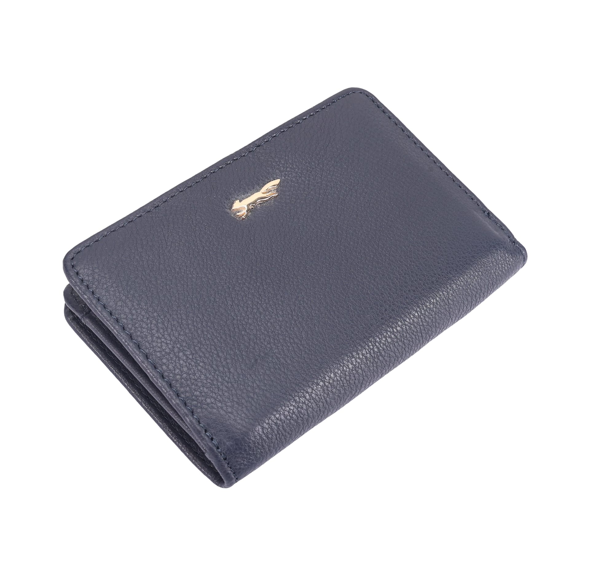 Paul Costelloe Paul Costelloe Women's Pansy Leather Purse in Dark Navy - 4