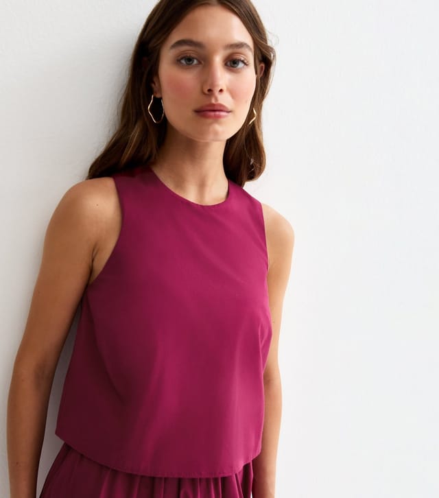 New Look Women's Light Burgundy Layered Sleeveless Midi Dress New Look - 2