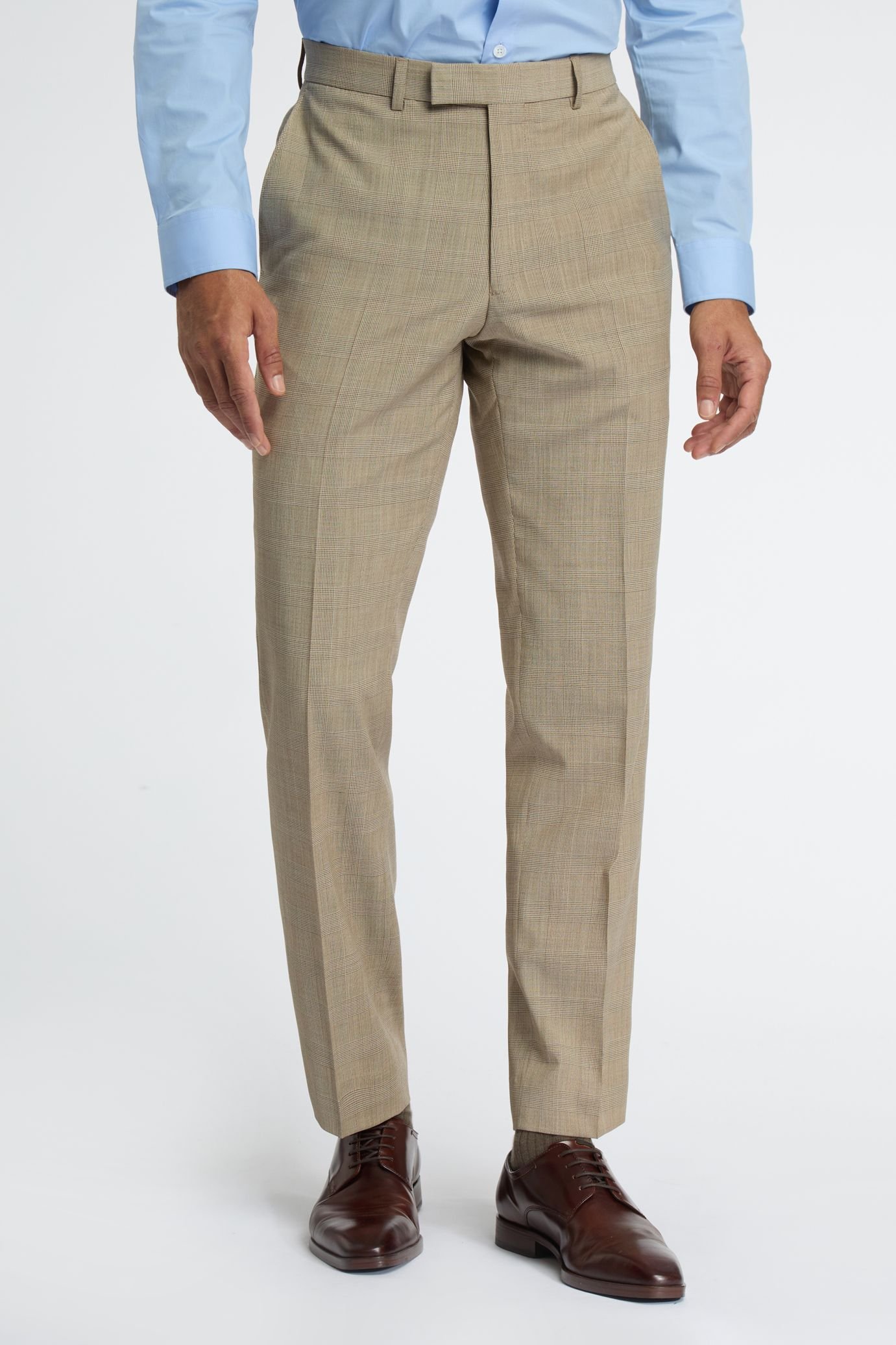 Racing Green Racing Green Men's Check Jacket in Beige - 4