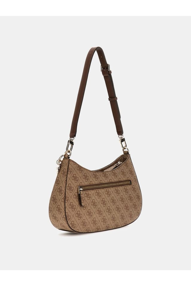 Guess Guess Women's Noelle Ii Top Zip Shoulder Bag Latte - 2