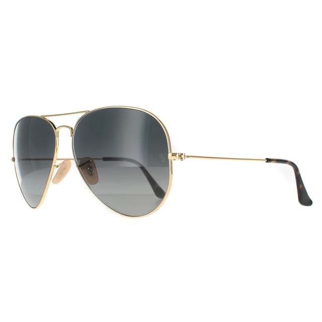 Ray-Ban Ray-Ban Men's Aviator Gold Grey Gradient Aviator RB3025 Sunglasses - 2
