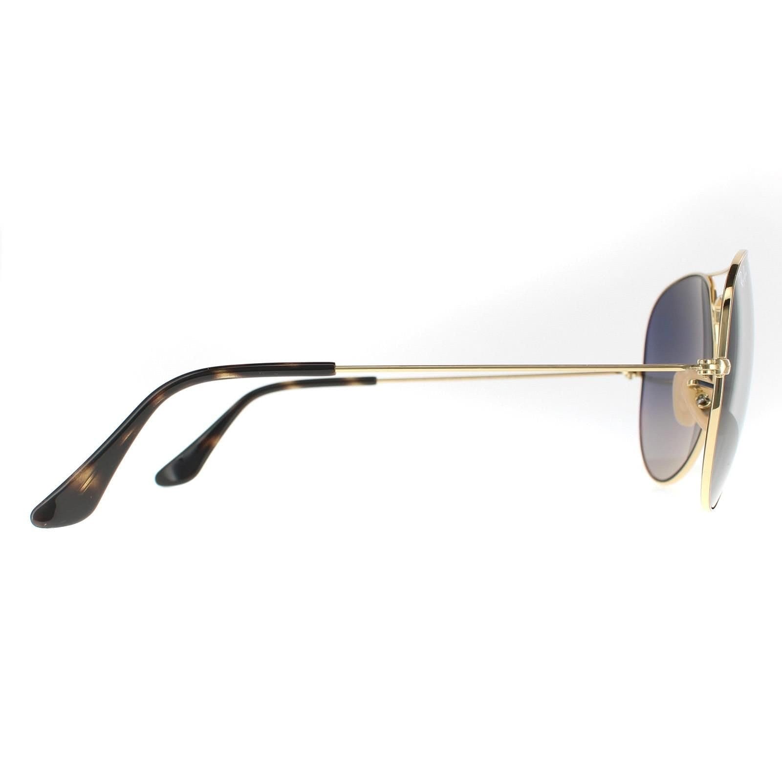 Ray-Ban Ray-Ban Men's Aviator Gold Grey Gradient Aviator RB3025 Sunglasses - 4
