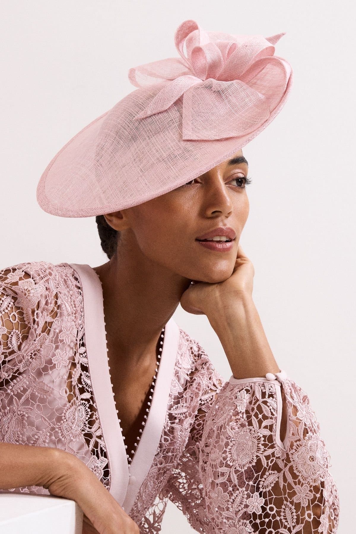 Phase Eight Phase Eight Pale Pink Disc Fascinator Headband