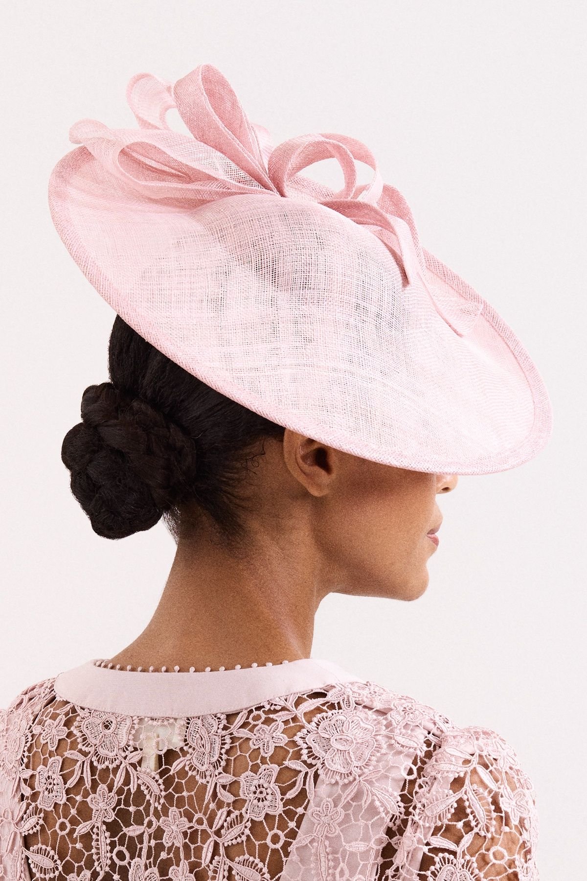 Phase Eight Phase Eight Women's Disc Fascinator Headband in Pale Pink - 3