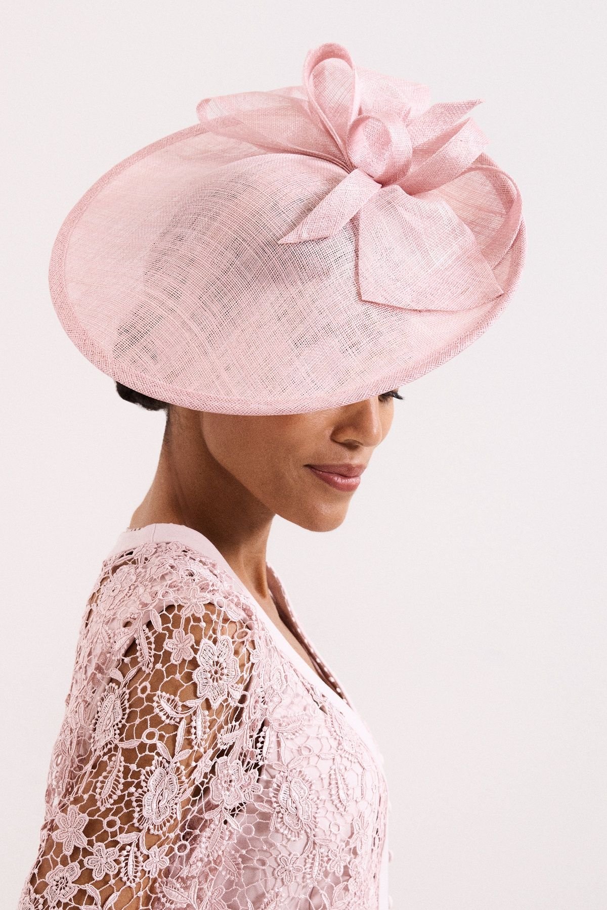 Phase Eight Phase Eight Women's Disc Fascinator Headband in Pale Pink - 4