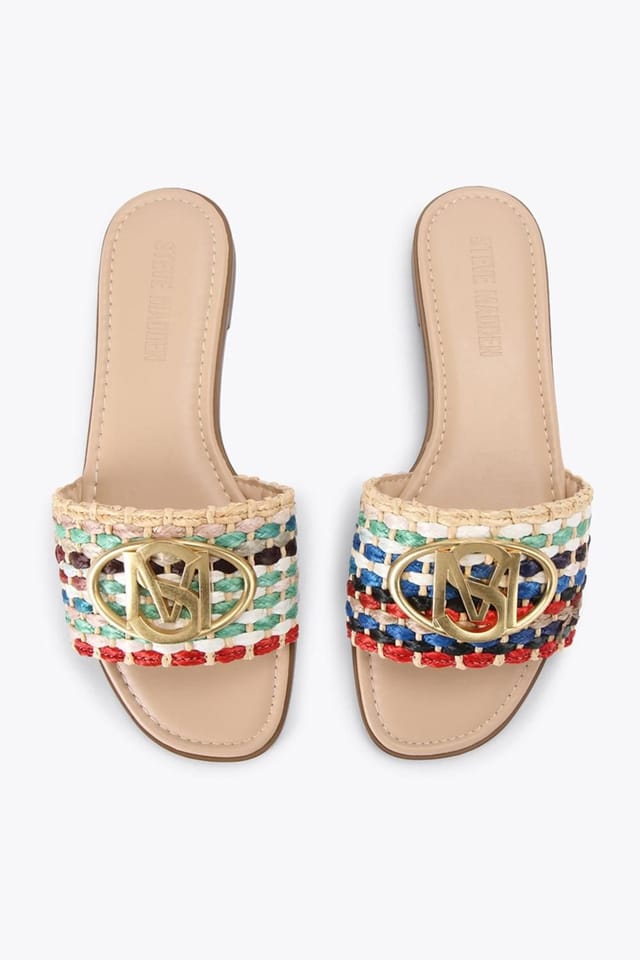 Steve Madden STEVE MADDEN Women's 'Kora Multi Raffia' Sandals - 2