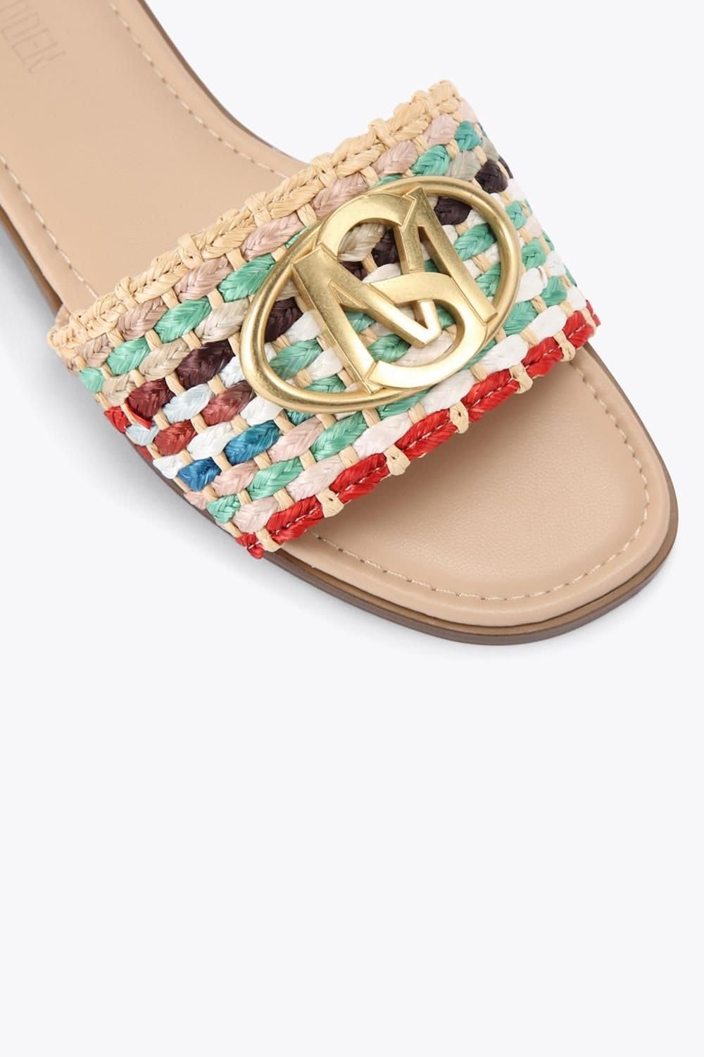 Steve Madden STEVE MADDEN Women's 'Kora Multi Raffia' Sandals - 4