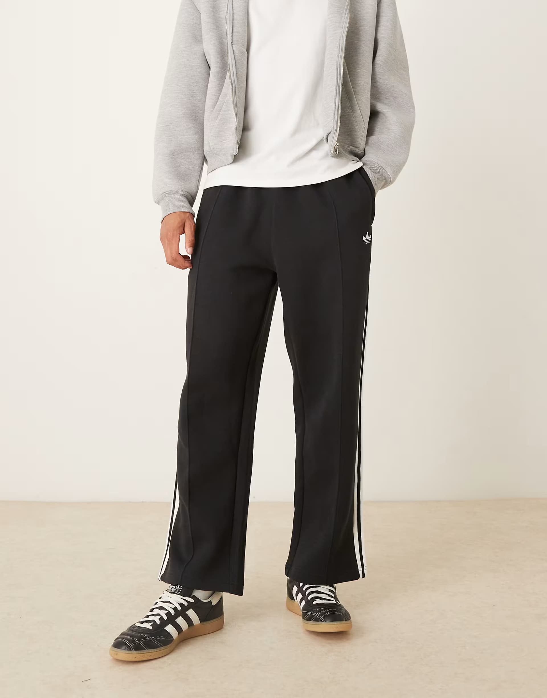 ASOS adidas Originals spacer track pants in black