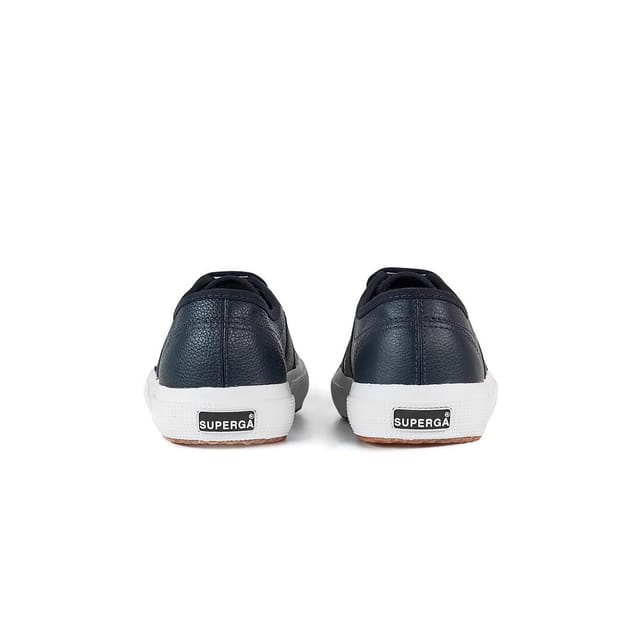 Superga Superga Men's 2750 Efglu Leather Trainers in Baby Blue - 2